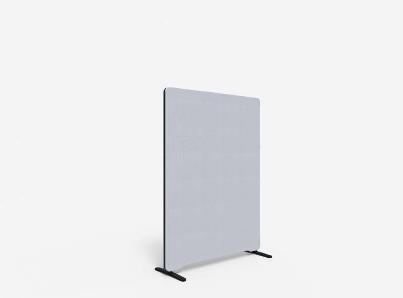 Lintex Edge Floor skærmvæg 100x135cm lys grå med sort liste