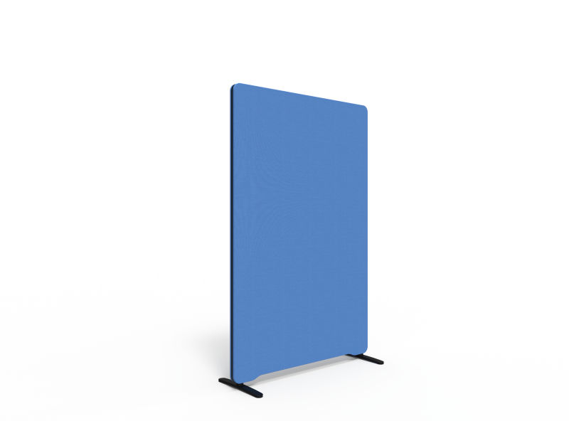 Lintex Edge Floor skærmvæg 100x150cm koboltblå med sort liste