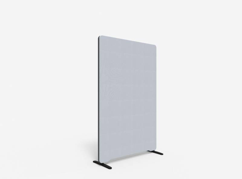 Lintex Edge Floor skærmvæg 100x150cm lys grå med sort liste