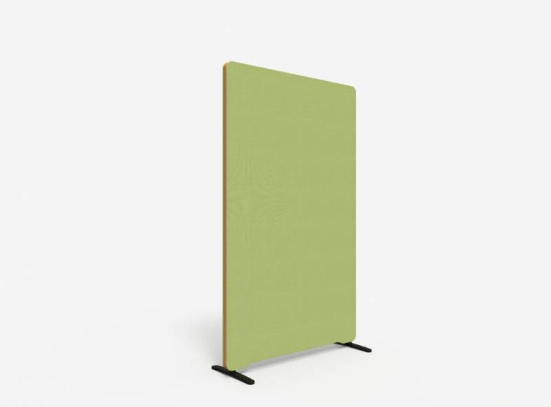 Lintex Edge Floor skærmvæg 100x165cm grøn med orange liste