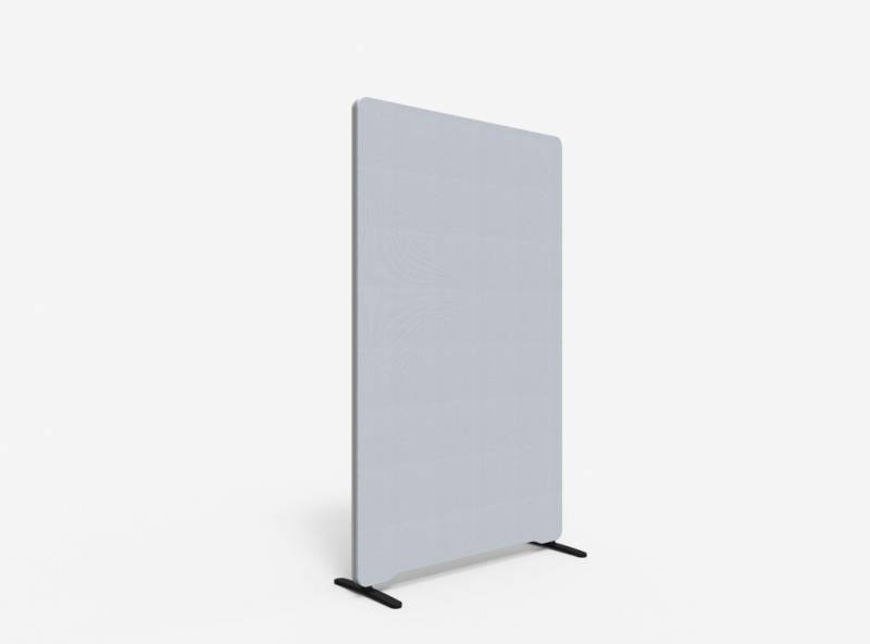 Lintex Edge Floor skærmvæg 100x165cm lys grå med grå liste