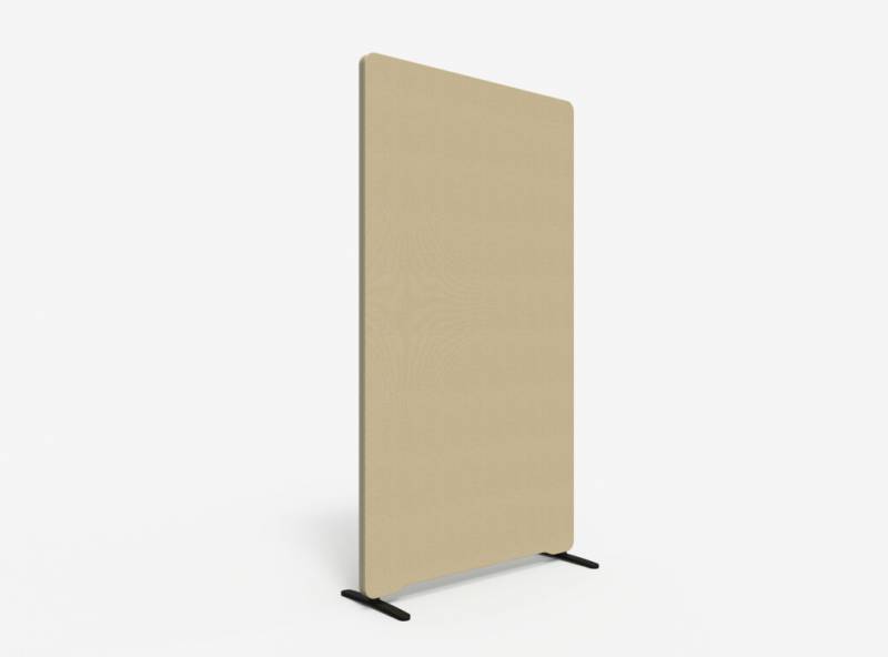 Lintex Edge Floor skærmvæg 100x180cm beige med grå liste