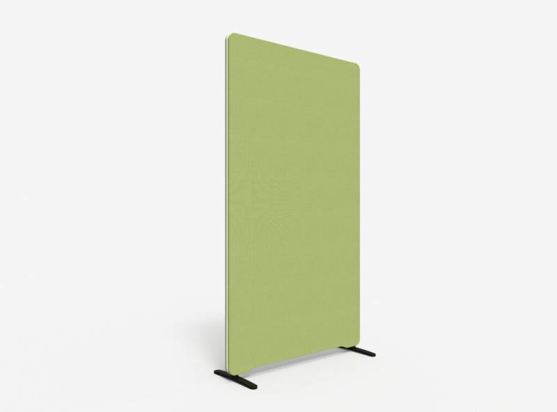 Lintex Edge Floor skærmvæg 100x180cm grøn med hvid liste