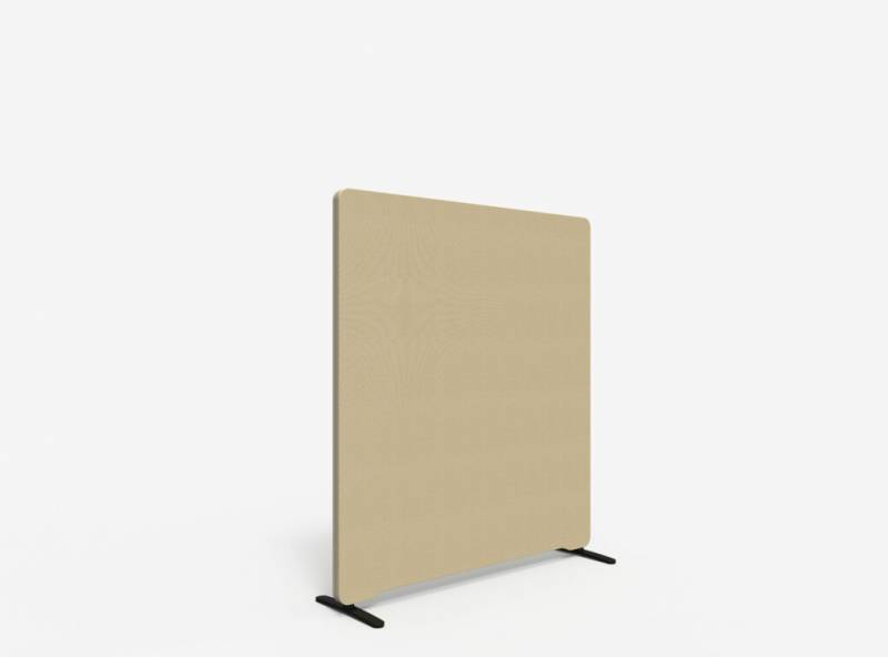 Lintex Edge Floor skærmvæg 120x135cm beige med grå liste