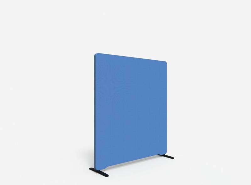 Lintex Edge Floor skærmvæg 120x135cm koboltblå med mørkegrå liste