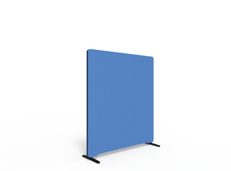 Lintex Edge Floor skærmvæg 120x135cm koboltblå med sort liste