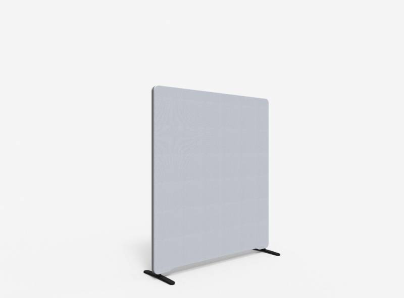 Lintex Edge Floor skærmvæg 120x135cm lys grå med mørkegrå liste