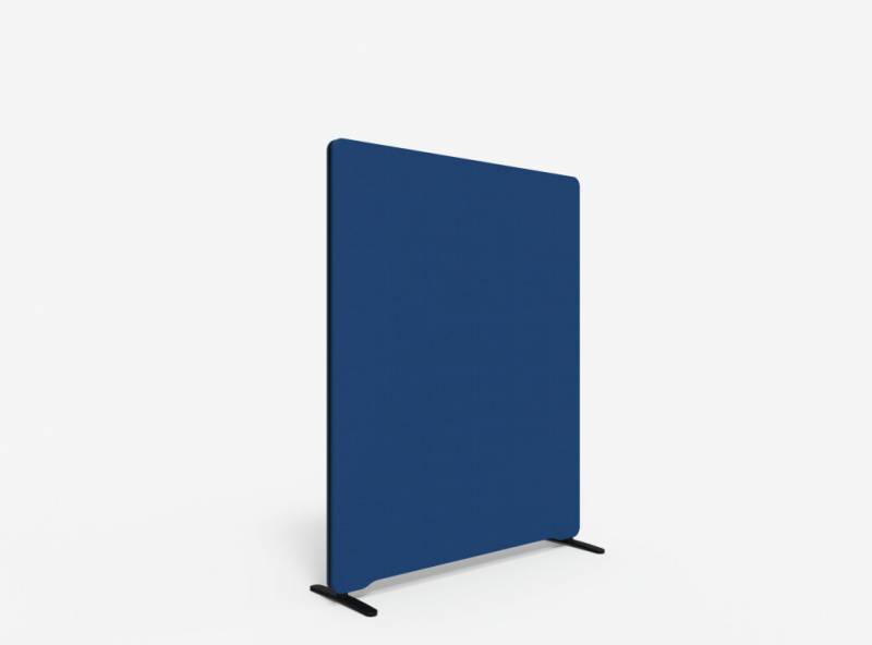 Lintex Edge Floor skærmvæg 120x150cm blå med sort liste