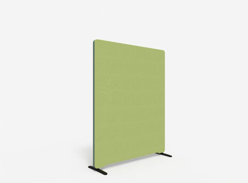 Lintex Edge Floor skærmvæg 120x150cm grøn med blå liste