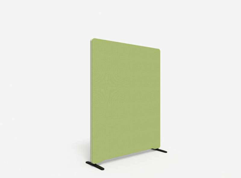 Lintex Edge Floor skærmvæg 120x150cm grøn med hvid liste