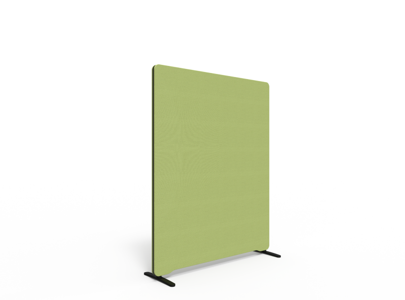 Lintex Edge Floor skærmvæg 120x150cm grøn med sort liste