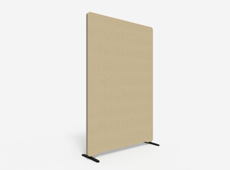 Lintex Edge Floor skærmvæg 120x180cm beige med grå liste