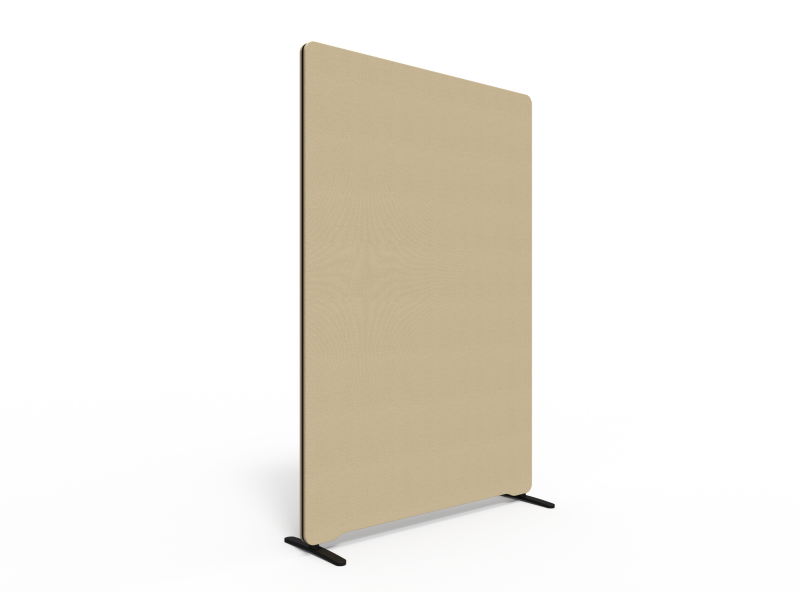 Lintex Edge Floor skærmvæg 120x180cm beige med sort liste