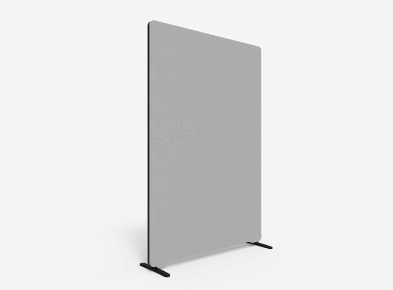 Lintex Edge Floor skærmvæg 120x180cm grå med sort liste