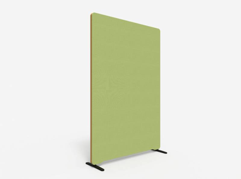 Lintex Edge Floor skærmvæg 120x180cm grøn med orange liste