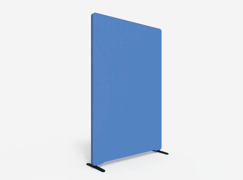 Lintex Edge Floor skærmvæg 120x180cm koboltblå med blå liste