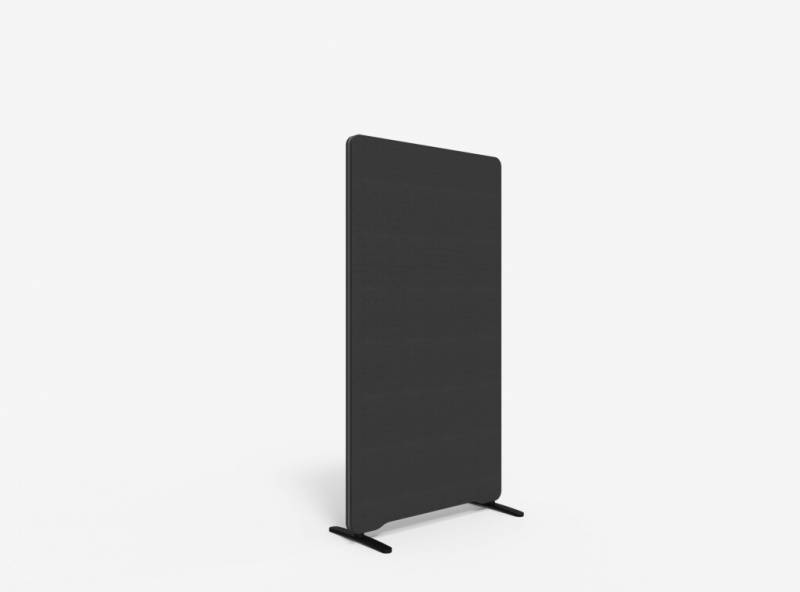 Lintex Edge Floor skærmvæg 80x150cm koksgrå med mørkegrå liste