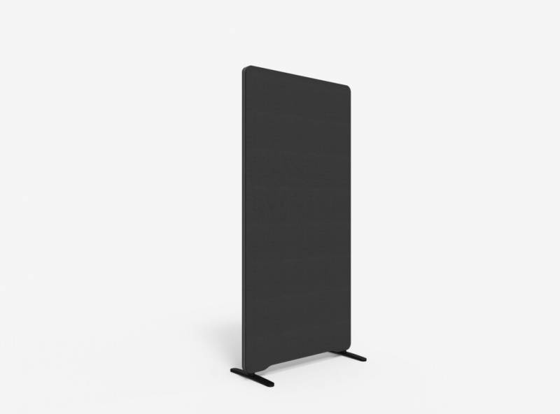 Lintex Edge Floor skærmvæg 80x165cm koksgrå med mørkegrå liste