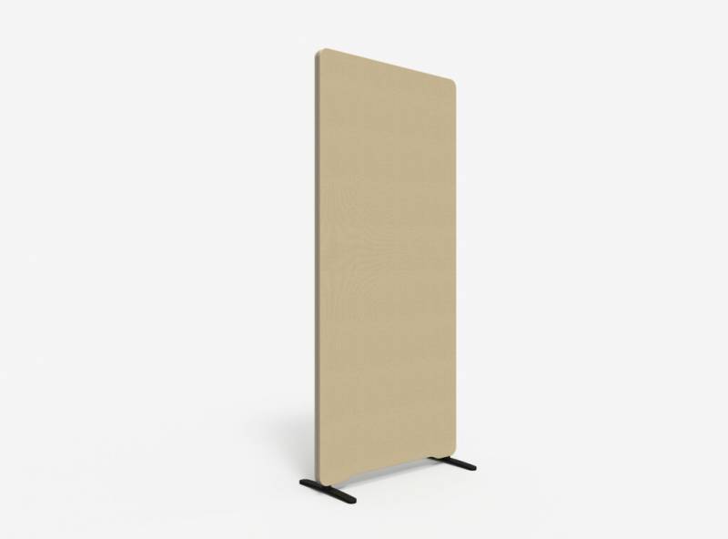 Lintex Edge Floor skærmvæg 80x180cm beige med grå liste
