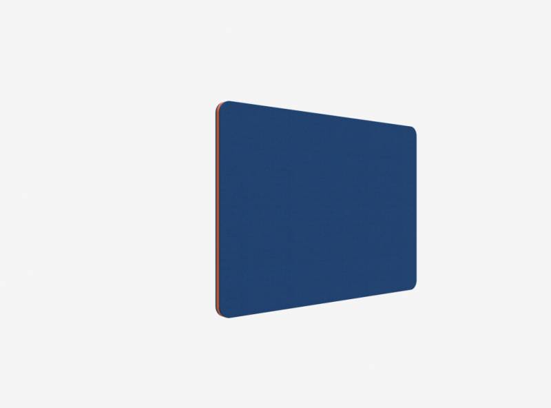 Lintex Edge Table bordskærmvæg 100x70cm blå med orange liste