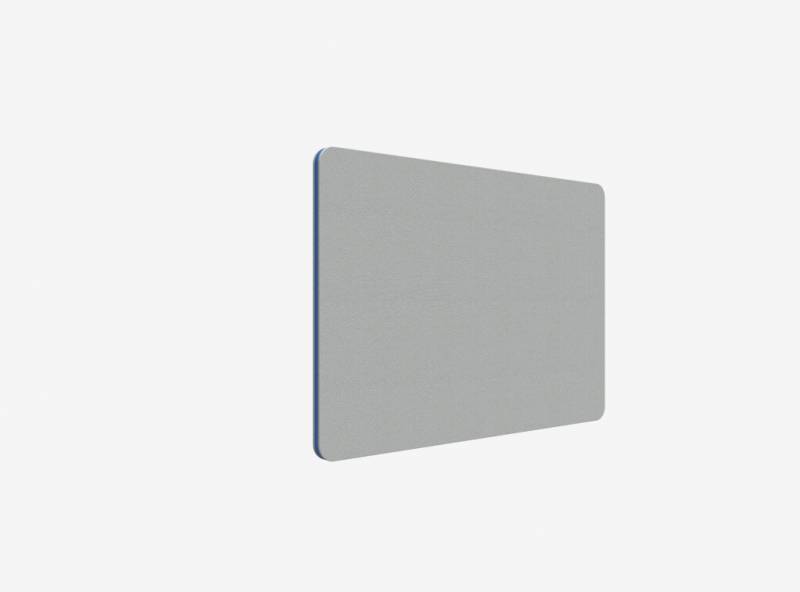 Lintex Edge Table bordskærmvæg 100x70cm grå med blå liste