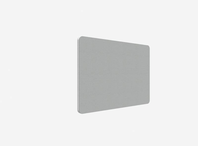 Lintex Edge Table bordskærmvæg 100x70cm grå med hvid  liste