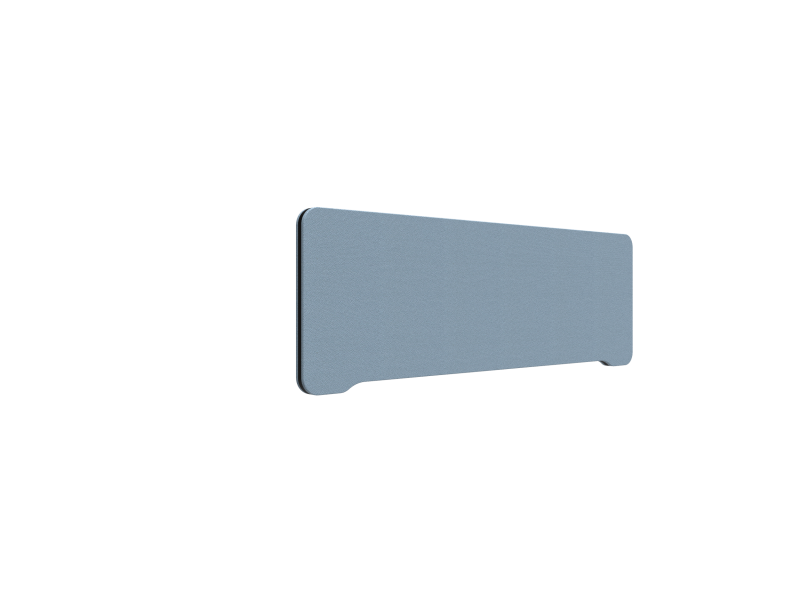 Lintex Edge Table bordskærmvæg 120x40cm dueblå med sort liste