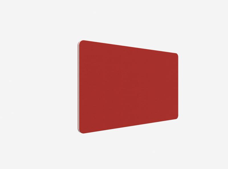 Lintex Edge Table bordskærmvæg 120x70cm rød med hvid liste