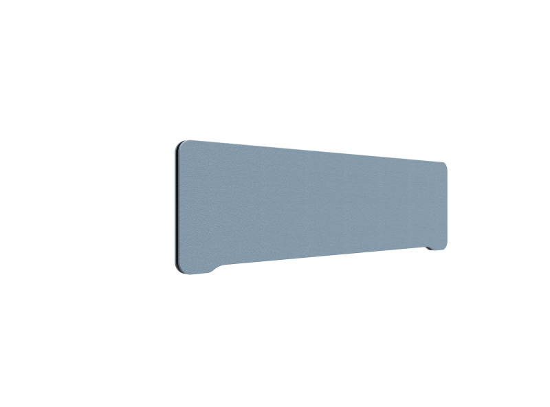Lintex Edge Table bordskærmvæg 140x40cm dueblå med sort liste