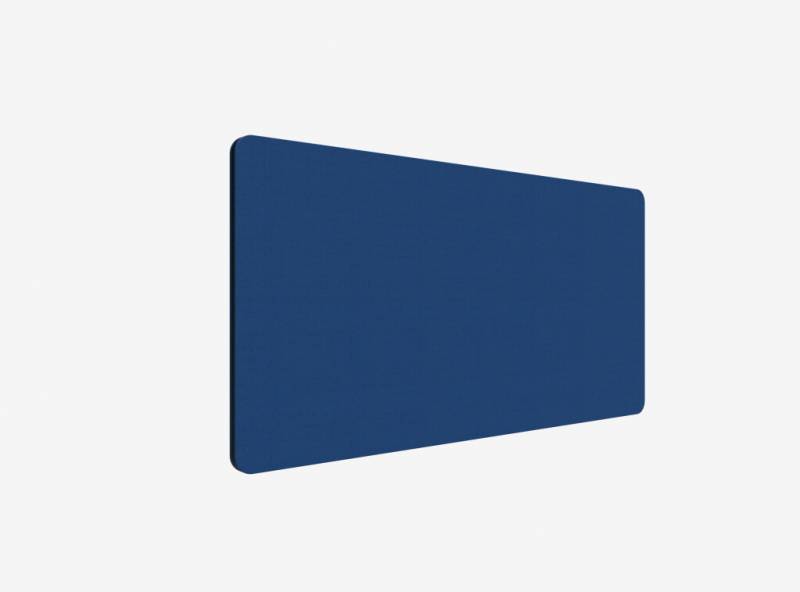 Lintex Edge Table bordskærmvæg 140x70cm blå med sort liste
