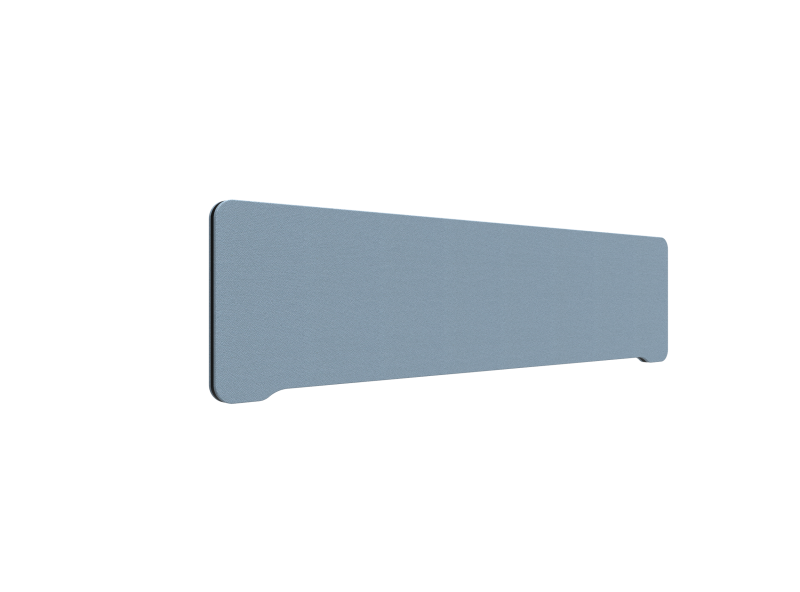 Lintex Edge Table bordskærmvæg 160x40cm dueblå med sort liste