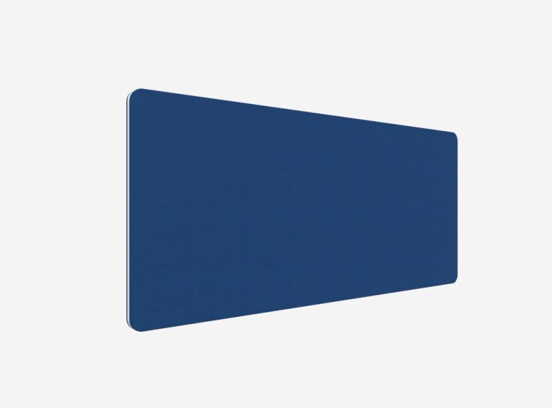 Lintex Edge Table bordskærmvæg 160x70cm blå med hvid liste