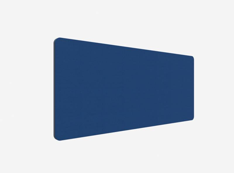 Lintex Edge Table bordskærmvæg 160x70cm blå med mørkegrå liste
