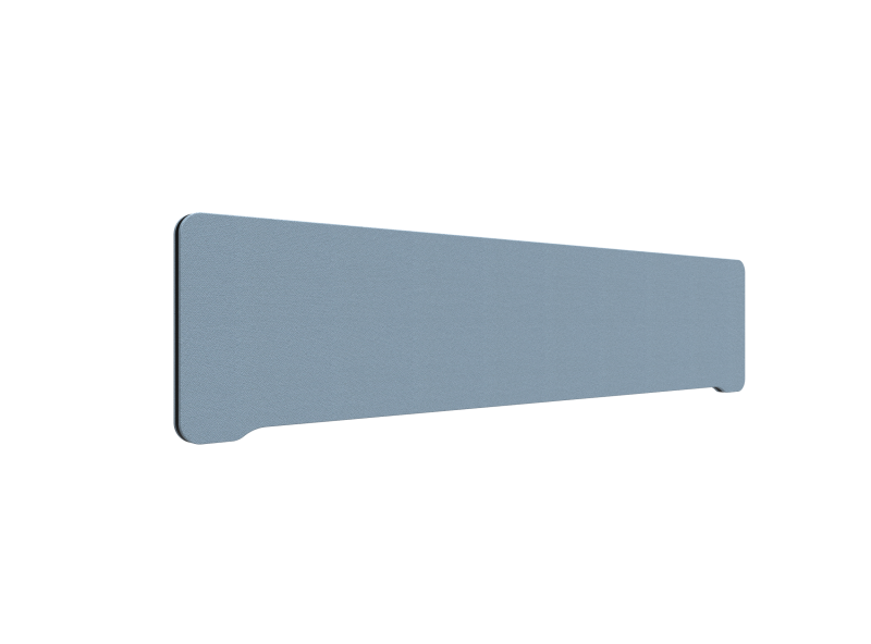 Lintex Edge Table bordskærmvæg 180x40cm dueblå med sort liste
