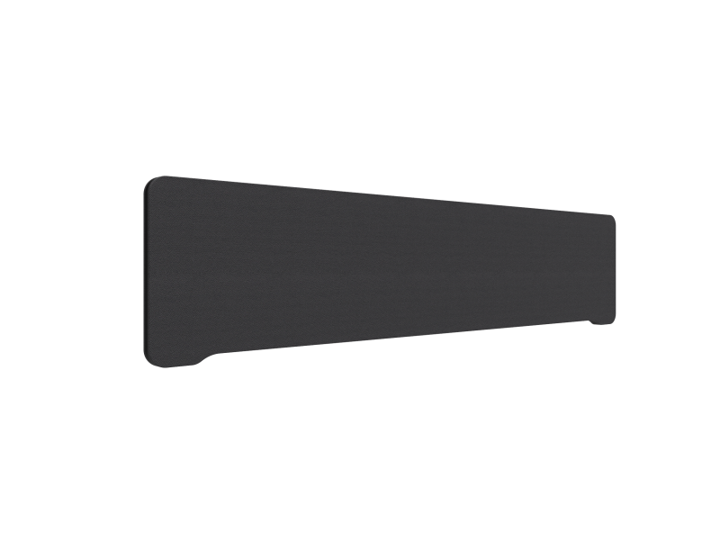 Lintex Edge Table bordskærmvæg 180x40cm koksgrå med sort liste
