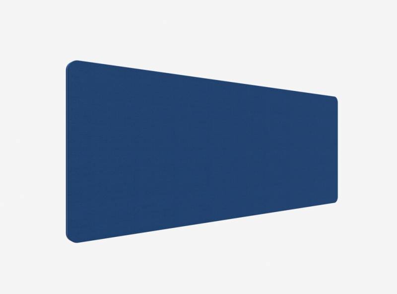 Lintex Edge Table bordskærmvæg 180x70cm blå med blå liste