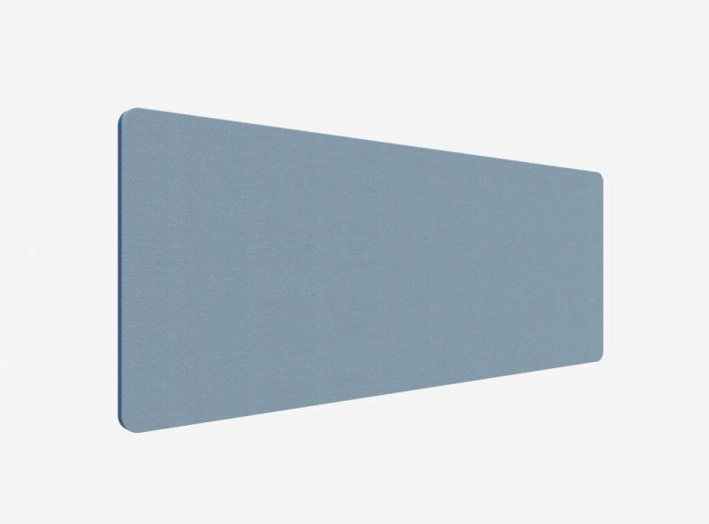 Lintex Edge Table bordskærmvæg 180x70cm dueblå med blå liste