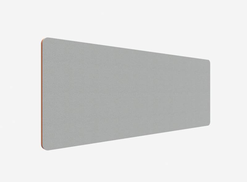 Lintex Edge Table bordskærmvæg 180x70cm grå med orange liste