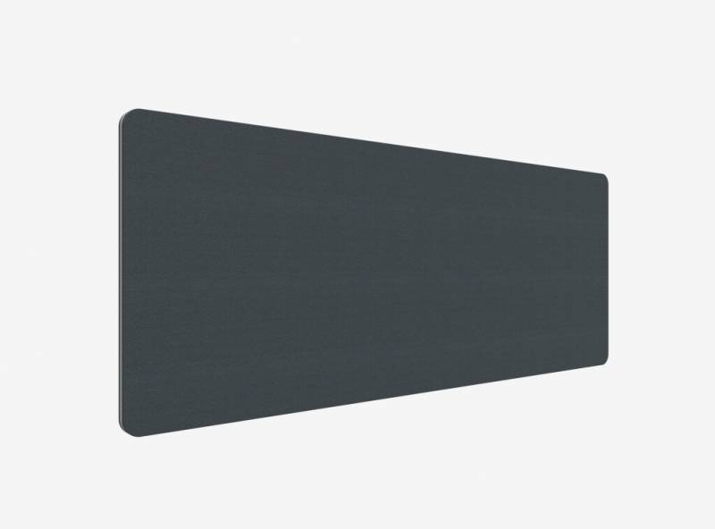 Lintex Edge Table bordskærmvæg 180x70cm mørk grå med grå liste