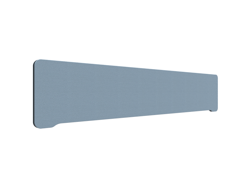 Lintex Edge Table bordskærmvæg 200x40cm dueblå med sort liste