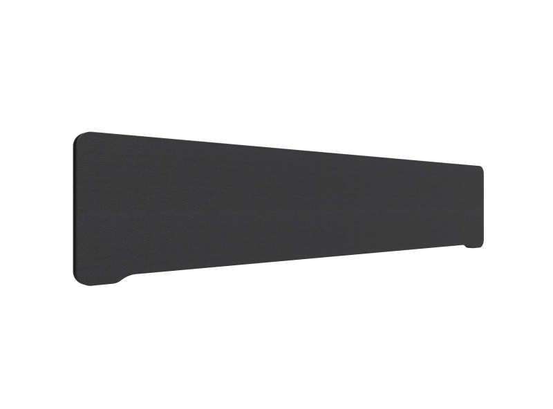 Lintex Edge Table bordskærmvæg 200x40cm koksgrå med sort liste