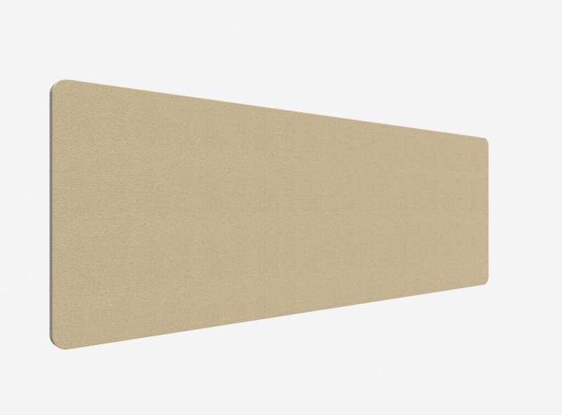 Lintex Edge Table bordskærmvæg 200x70cm beige med grå liste