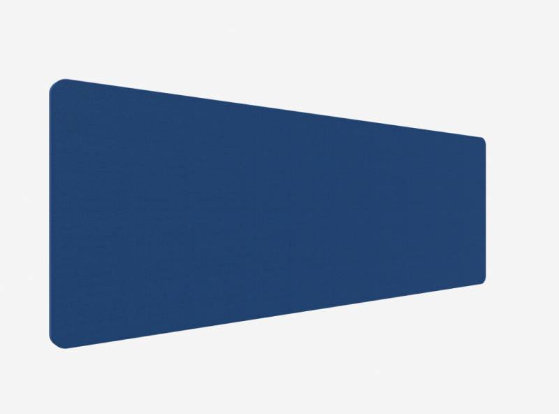 Lintex Edge Table bordskærmvæg 200x70cm blå med blå liste