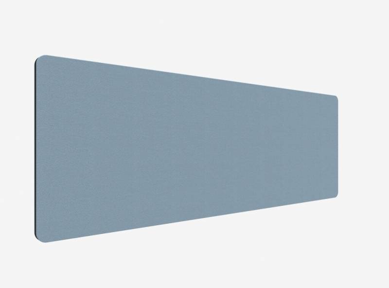 Lintex Edge Table bordskærmvæg 200x70cm dueblå med sort liste