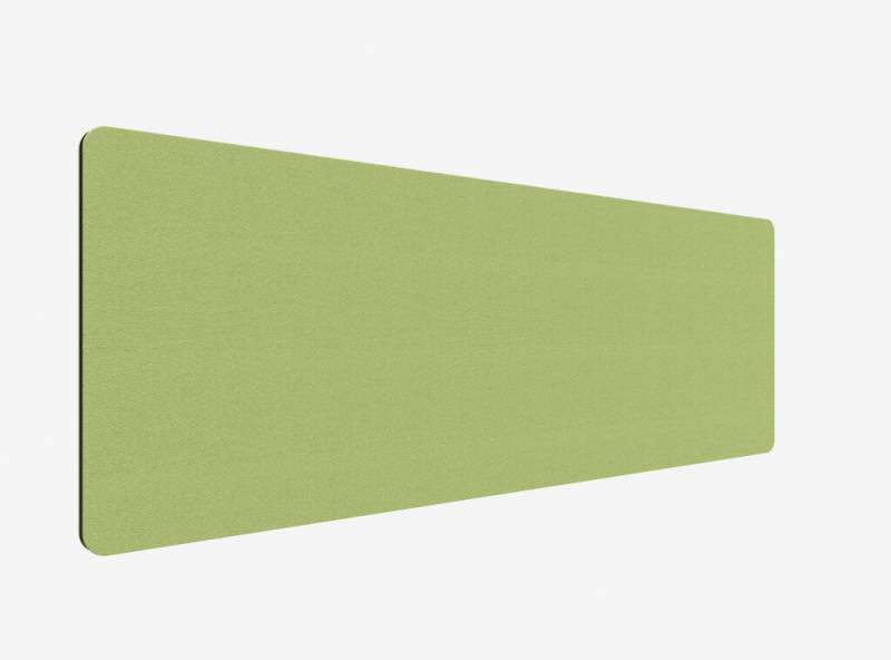 Lintex Edge Table bordskærmvæg 200x70cm grøn med sort liste