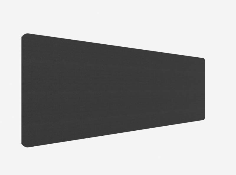 Lintex Edge Table bordskærmvæg 200x70cm koksgrå med grå liste
