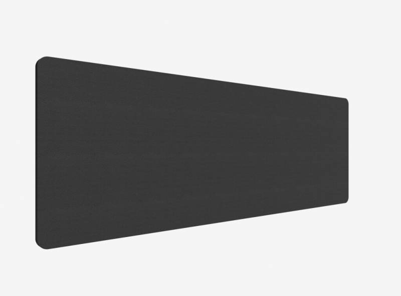 Lintex Edge Table bordskærmvæg 200x70cm koksgrå med sort liste