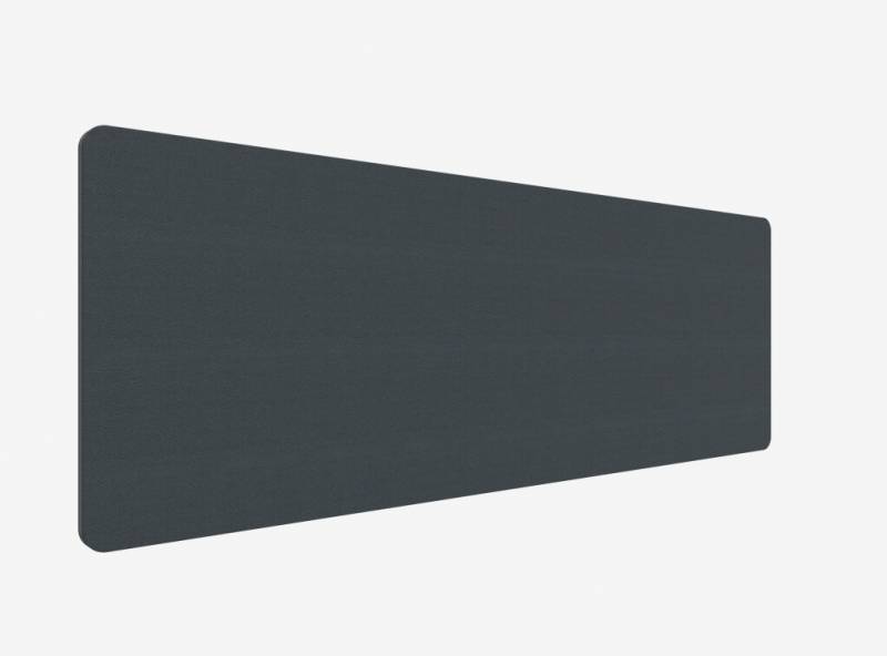 Lintex Edge Table bordskærmvæg 200x70cm mørk grå med mørkegrå liste
