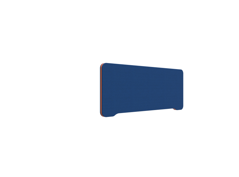 Lintex Edge Table bordskærmvæg 100x40cm blå med orange liste