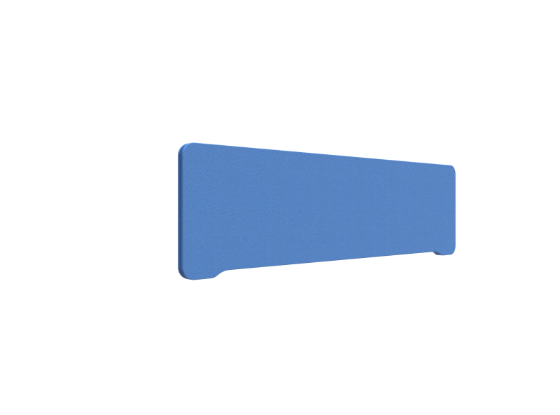 Lintex Edge Table bordskærmvæg 140x40cm koboltblå med blå liste